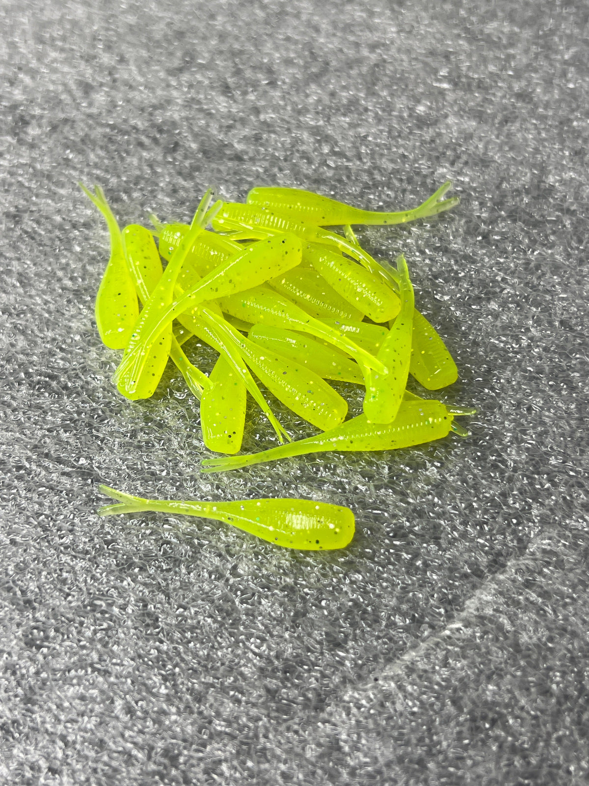Jeffro's Jigs Crappie Crusher baby shad profile soft plastic