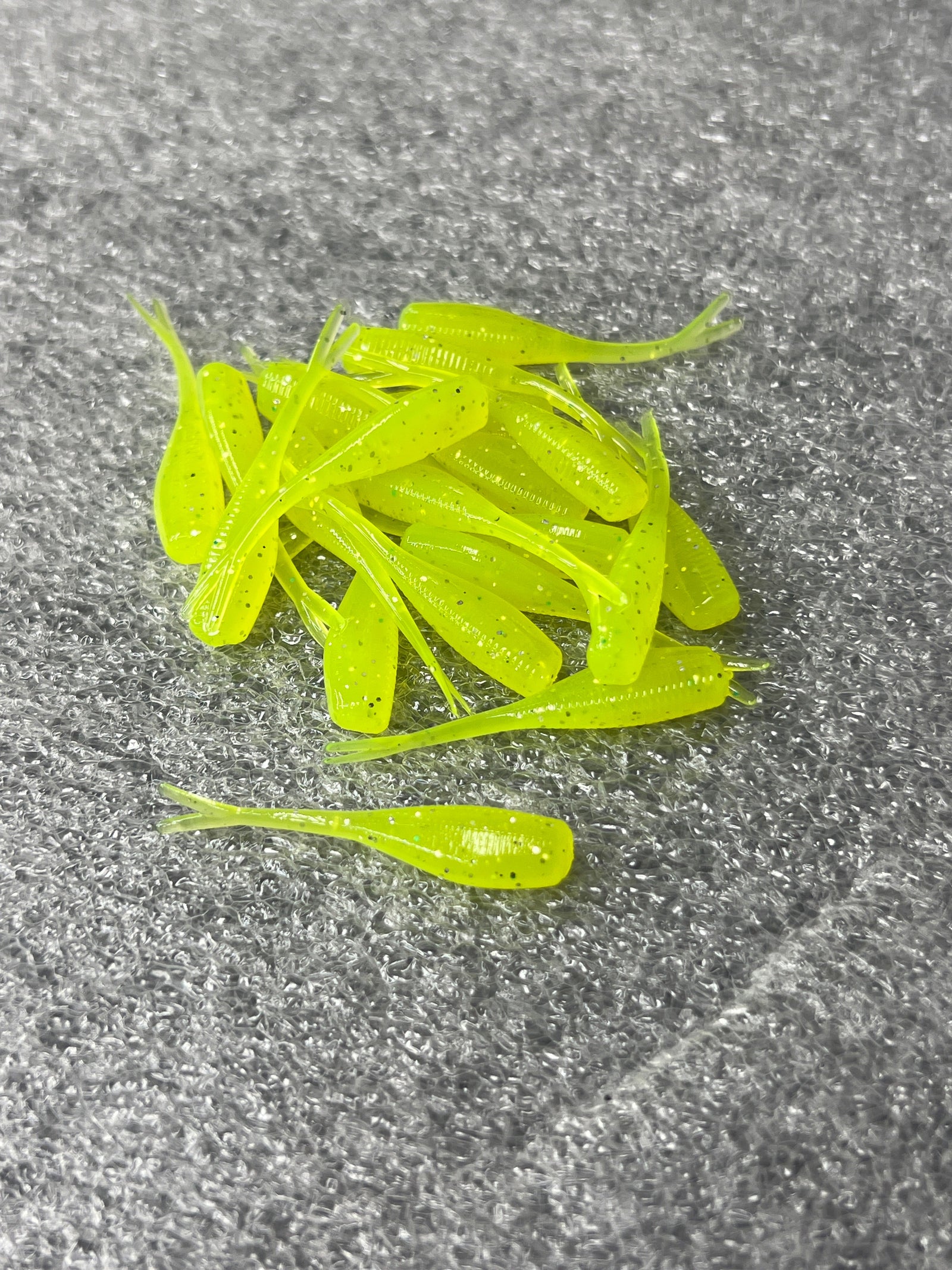 Jeffro's Jigs Crappie Crusher baby shad profile soft plastic
