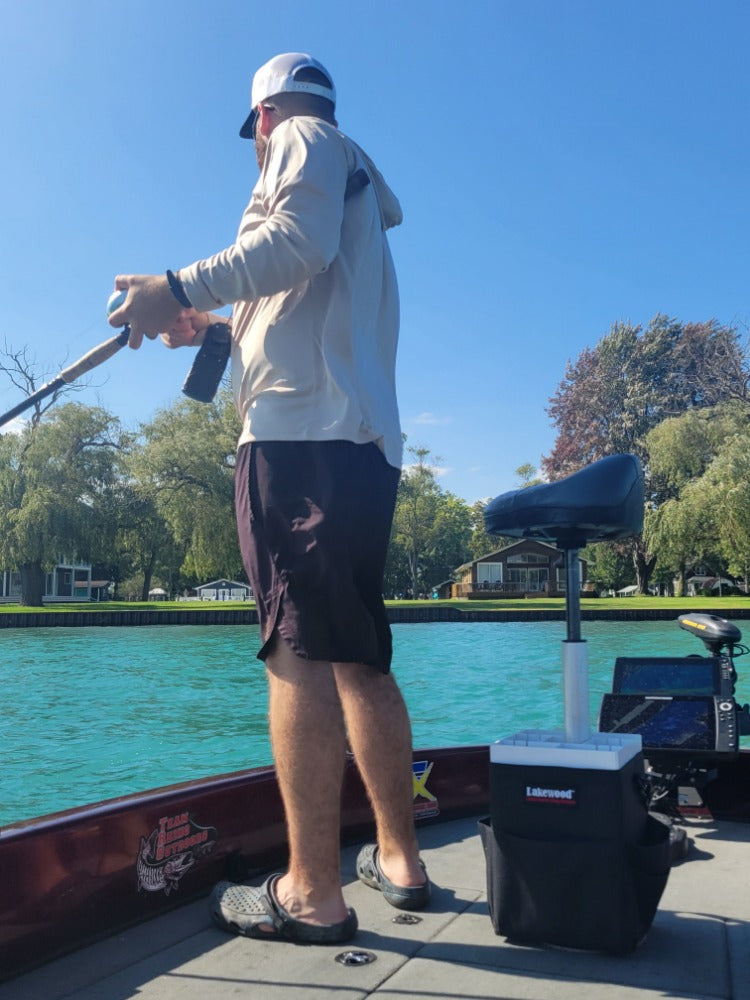 Lakewood Pedestal Pal Senior – Walleye &amp; Bass Boat Tackle Organizer