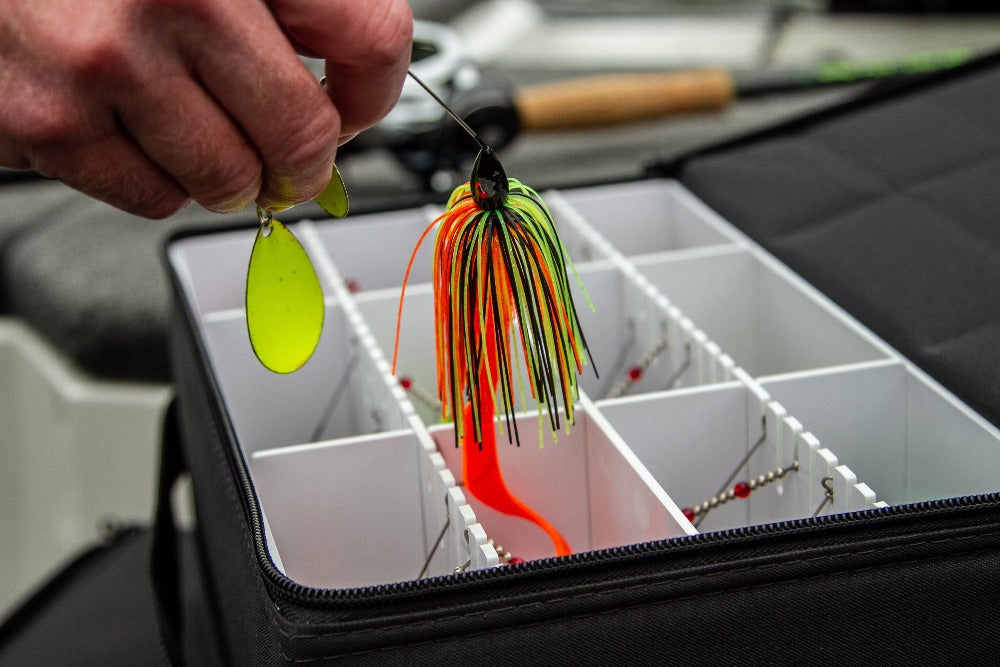 Lakewood Spinnerbait Deposit Box – Spinnerbait &amp; Buzzbait Storage (2 Sizes)