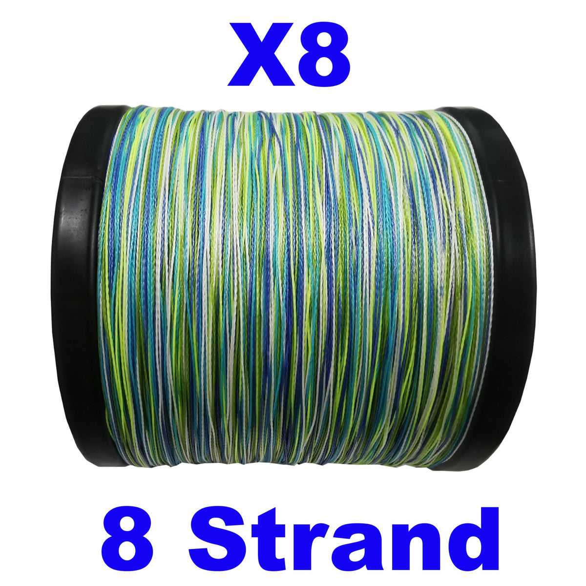 Reaction Tackle X8 Braided Fishing Line – Aqua Camo