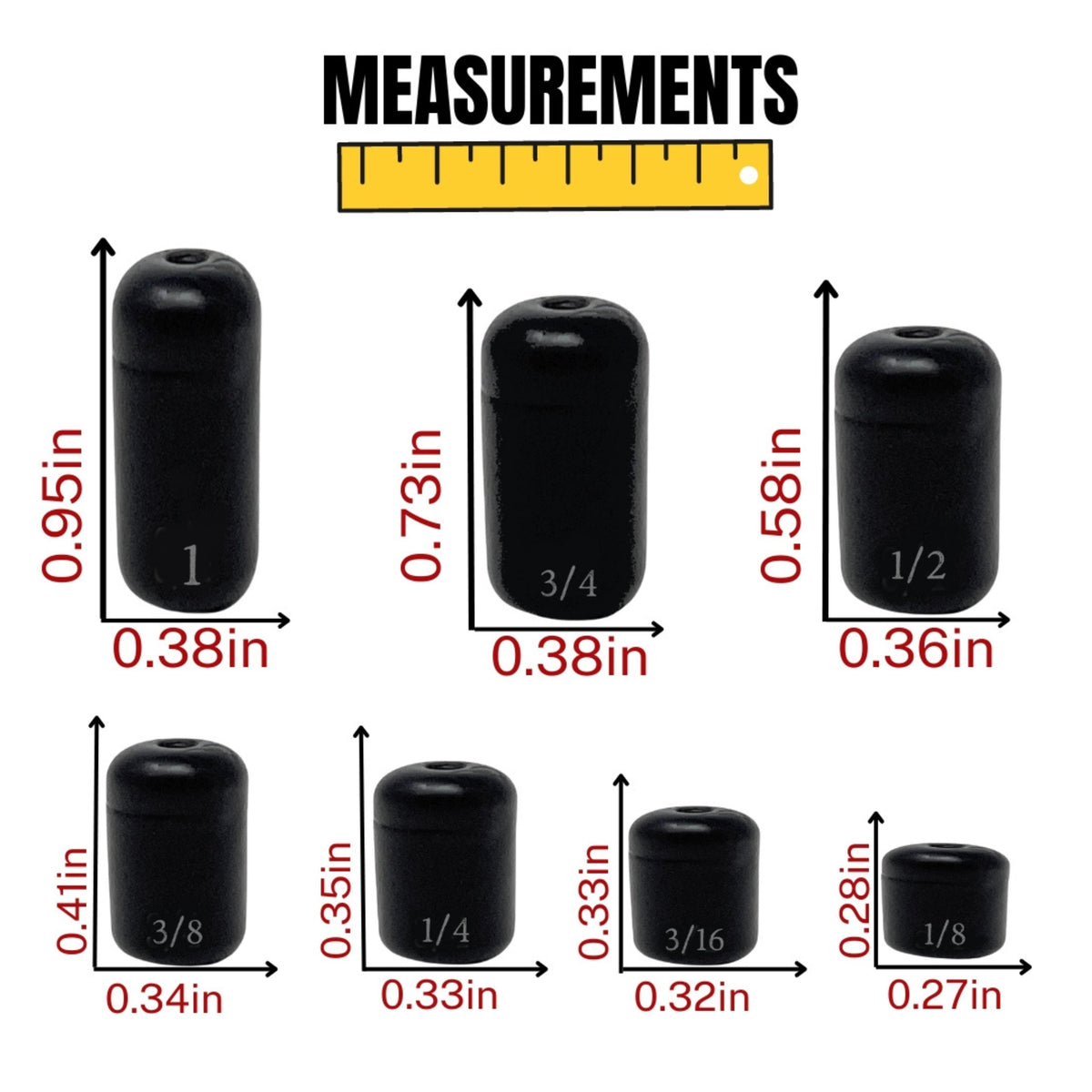 Reaction Tackle 97% Tungsten Barrel Weights – Carolina Rig Sinker