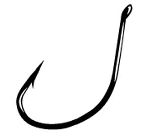 Gamakatsu Split Shot - Drop Shot Hook NS Black