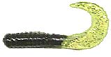 Action Baits 3&quot; Curly Grubs 25 Pack