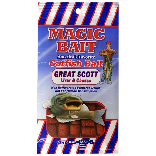 Magic Bait Great Scott! Liver &amp; Cheese Catfish Bait 7oz