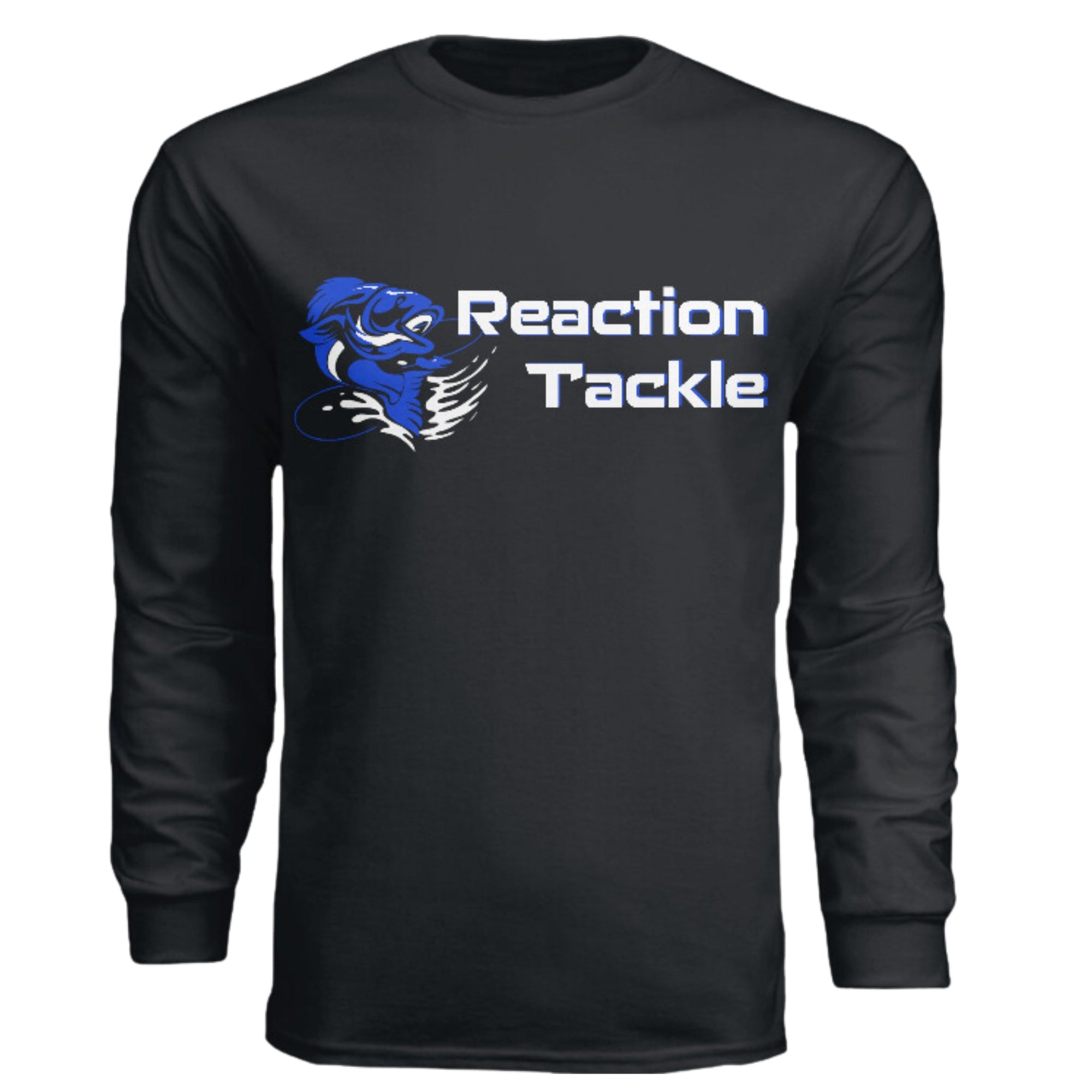 Preshrunk cotton long sleeve tee with reinforced stitching