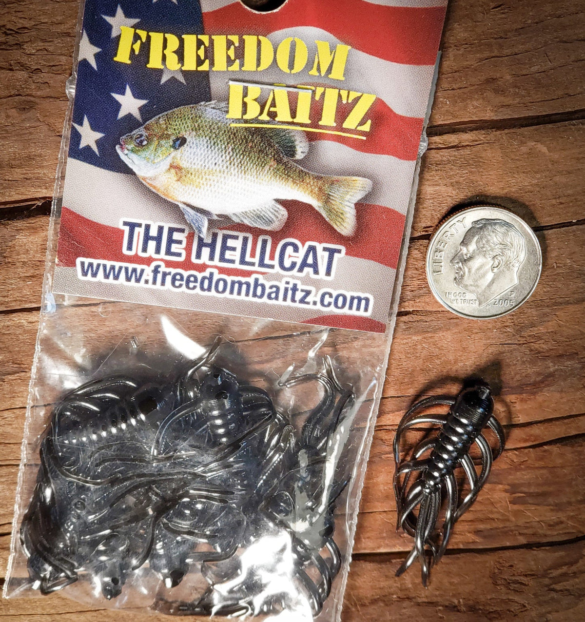 Freedom Baitz Hellcat Panfish Soft Plastic