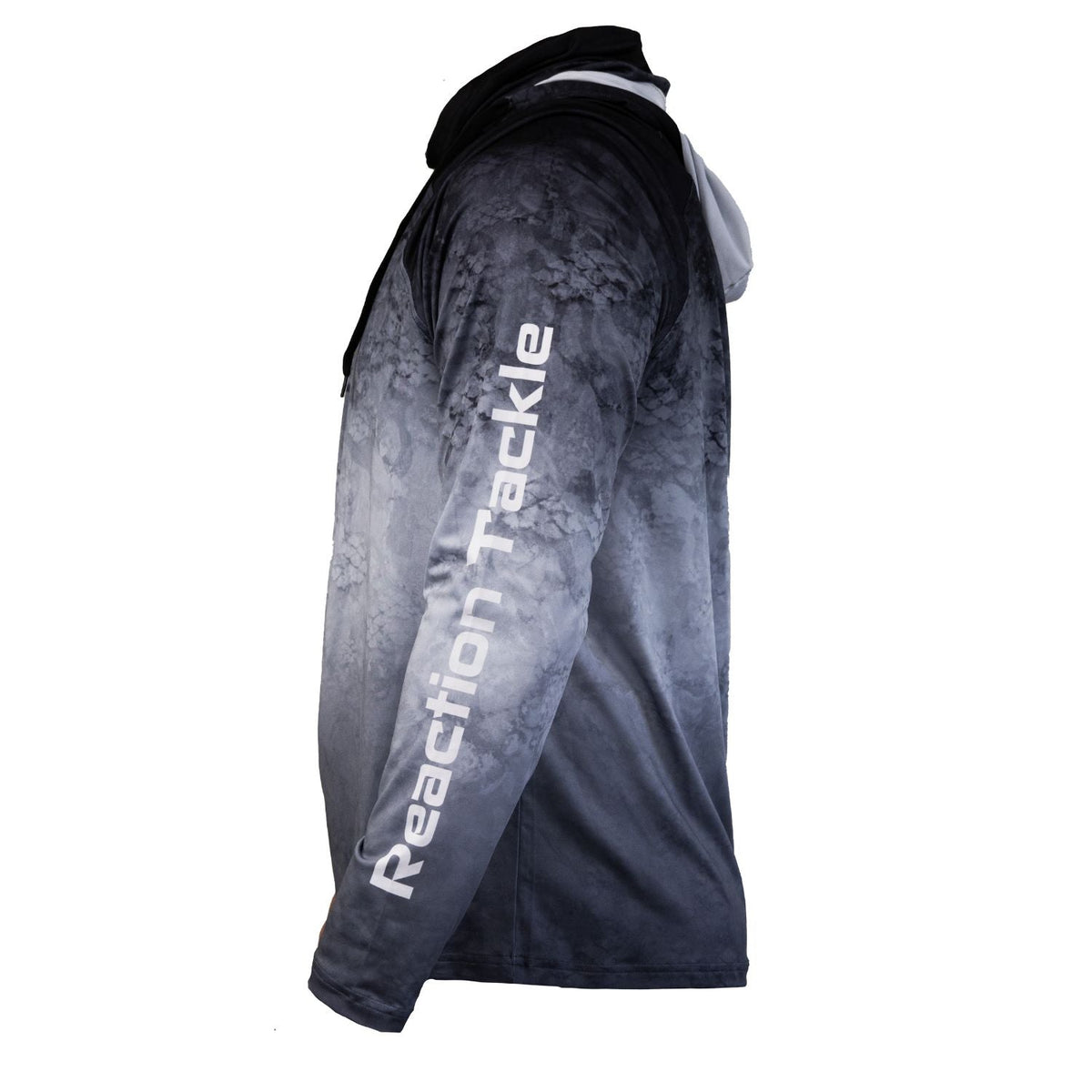 Reaction Tackle UPF 50+ Hooded Gaiter Long Sleeve Fishing Shirt
