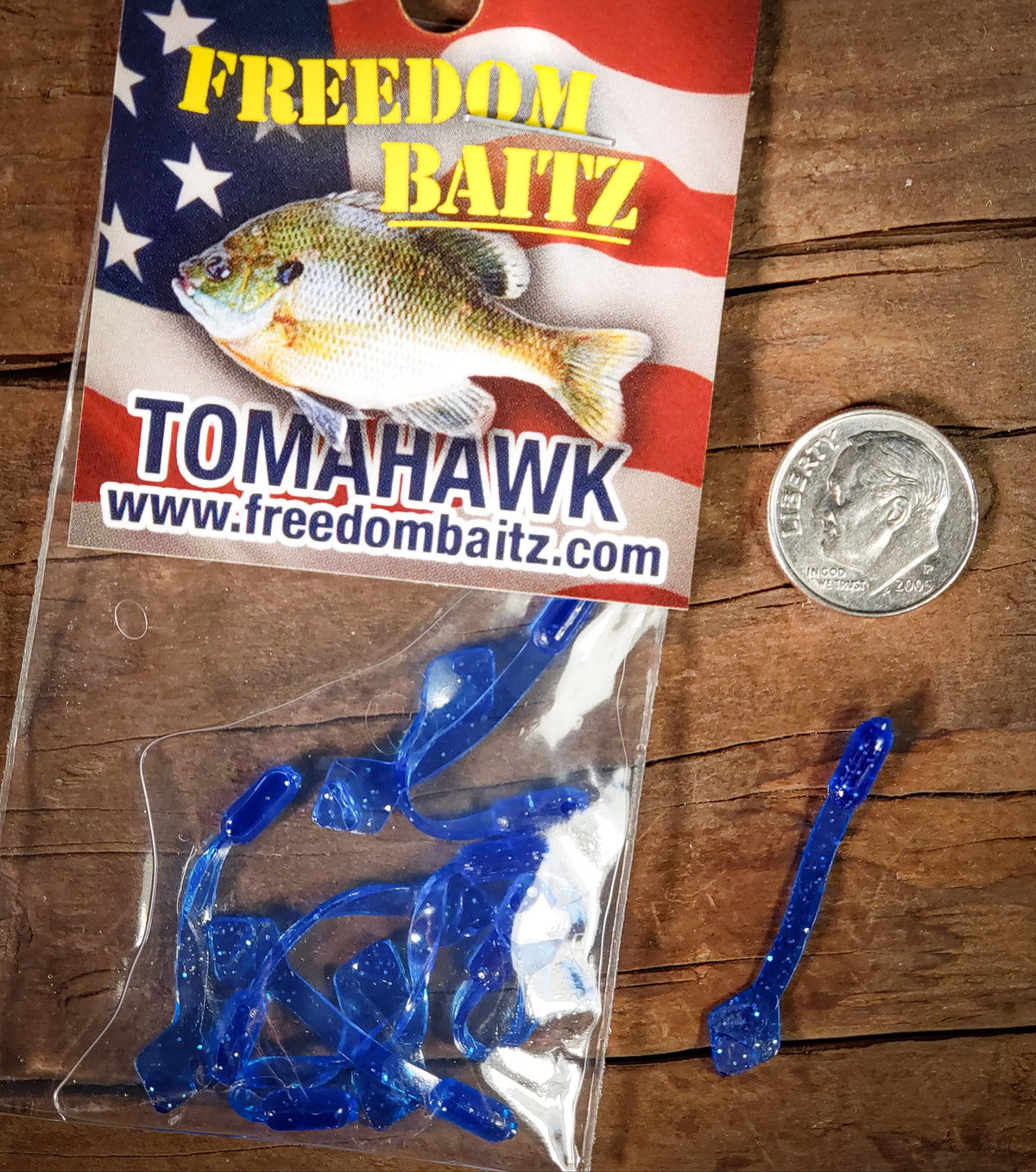 Freedom Baitz Tomahawk Panfish Soft Plastic