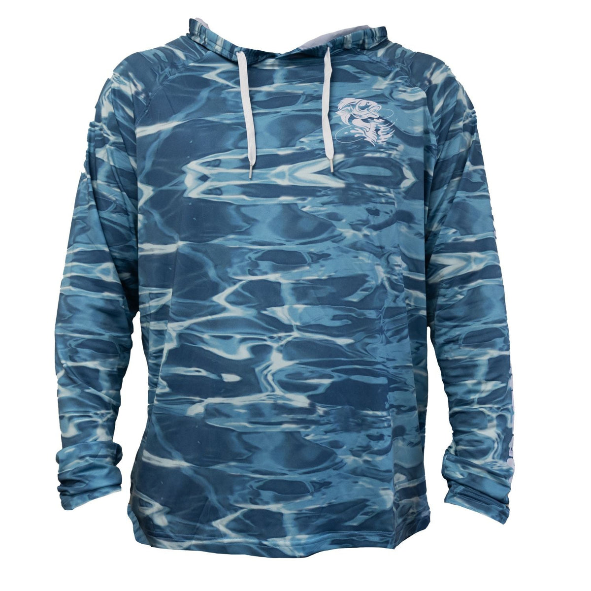Reaction Tackle UPF 50+ Hooded Fishing Shirt Long Sleeve
