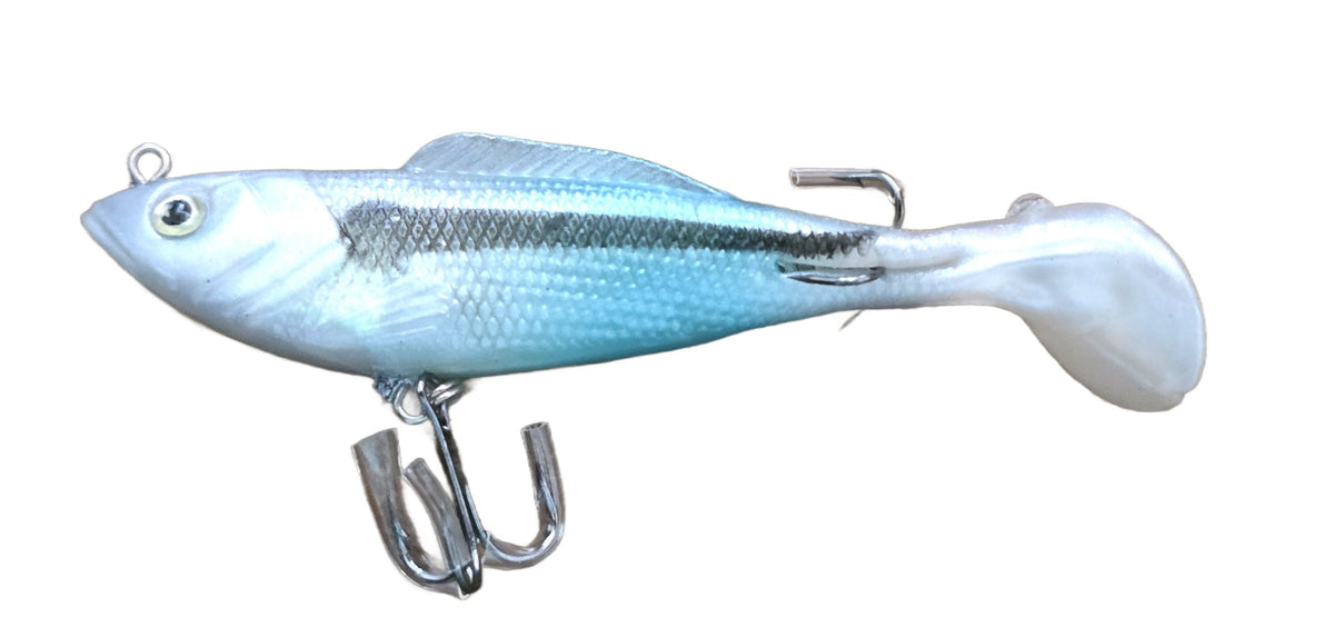 Whack Em Max Shad Pre-Rigged Paddle Tail Swimbait