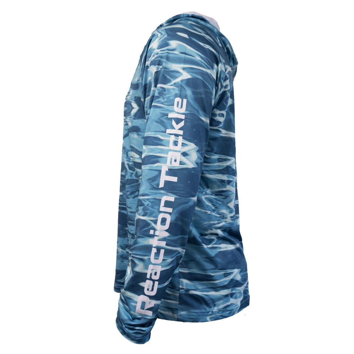 Reaction Tackle UPF 50+ Hooded Fishing Shirt Long Sleeve