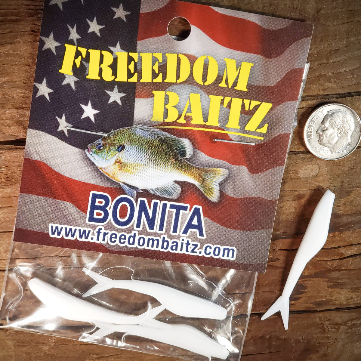 Freedom Baitz Bonita Panfish Minnow Soft Plastic