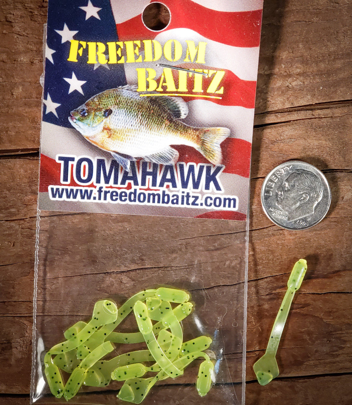 Freedom Baitz Tomahawk Panfish Soft Plastic