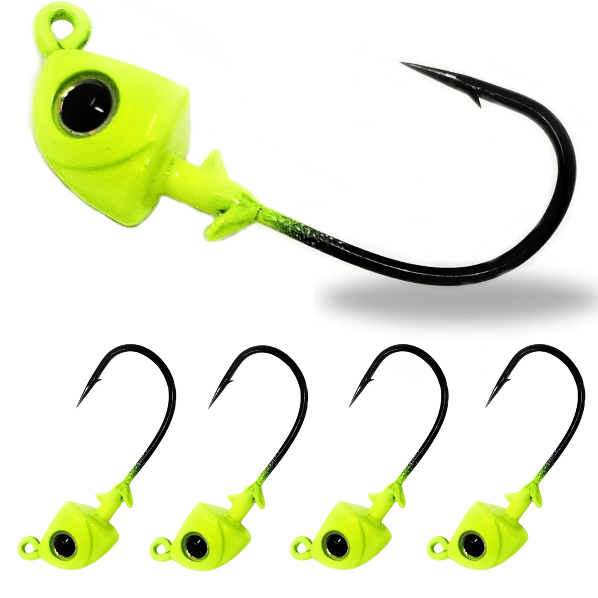 Reaction Tackle Tungsten Swimbait Jig Heads – 5 Pack