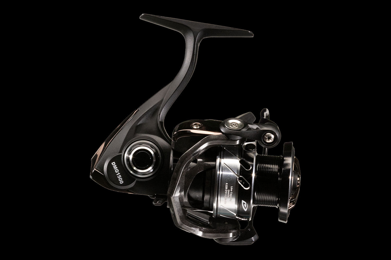 Denali D-MAG spinning reel with double-anodized aluminum spool