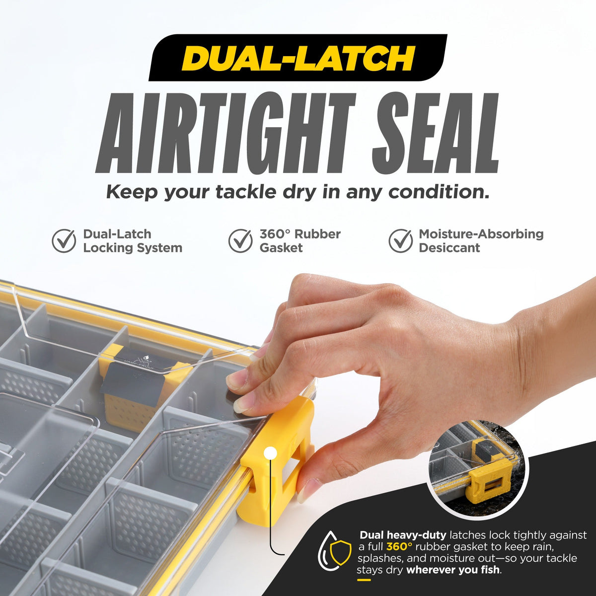 Beyond Fishing DryLock Waterproof Tackle Box