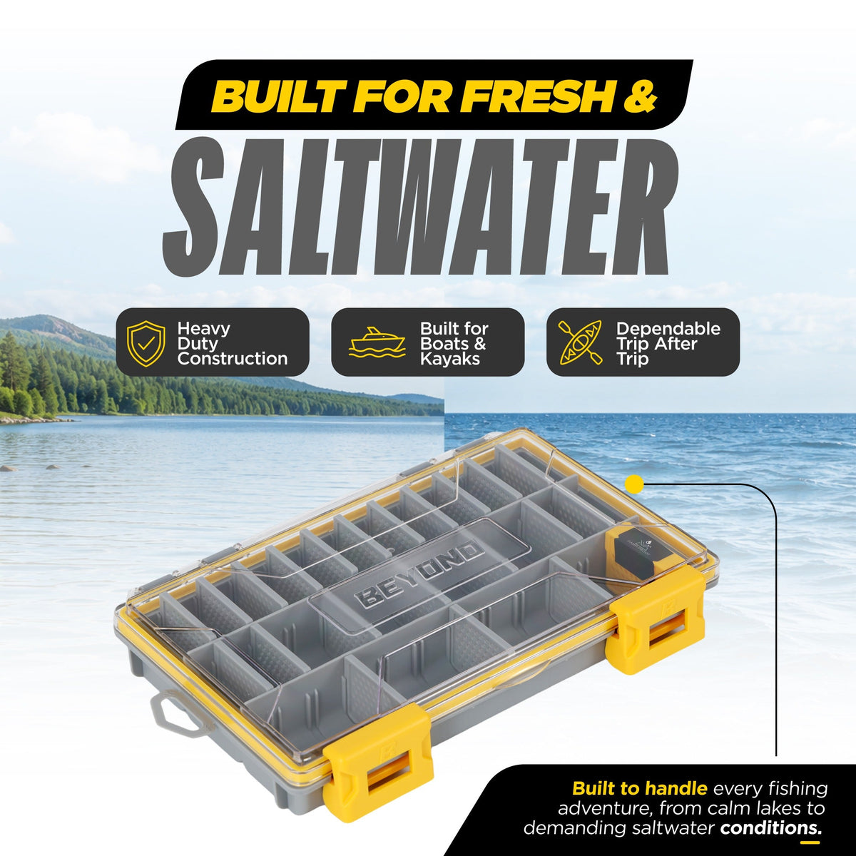 Beyond Fishing DryLock Waterproof Tackle Box