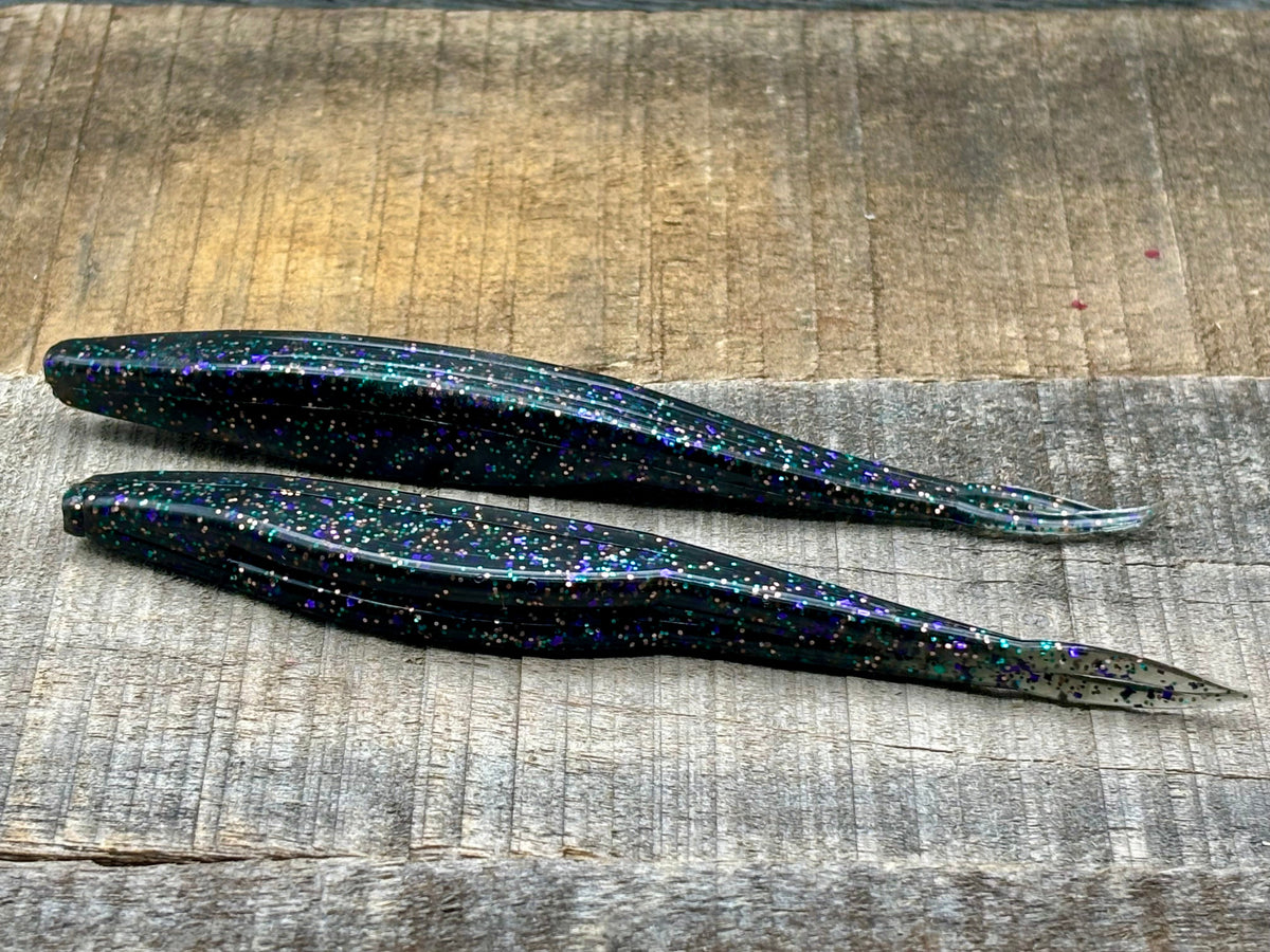 V & M Baits Pork Shad 2.0 - Forked Tail Soft Jerkbait