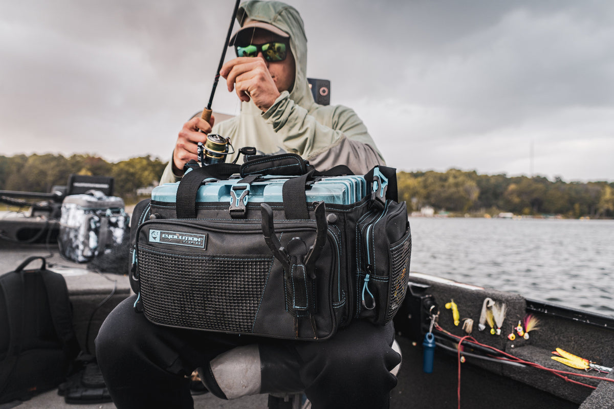 Evolution Fishing Horizontal 3700 Drift Series Topless Tackle Bag
