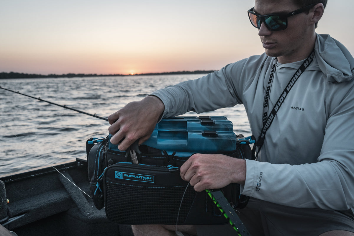Evolution Fishing Horizontal 3700 Drift Series Topless Tackle Bag