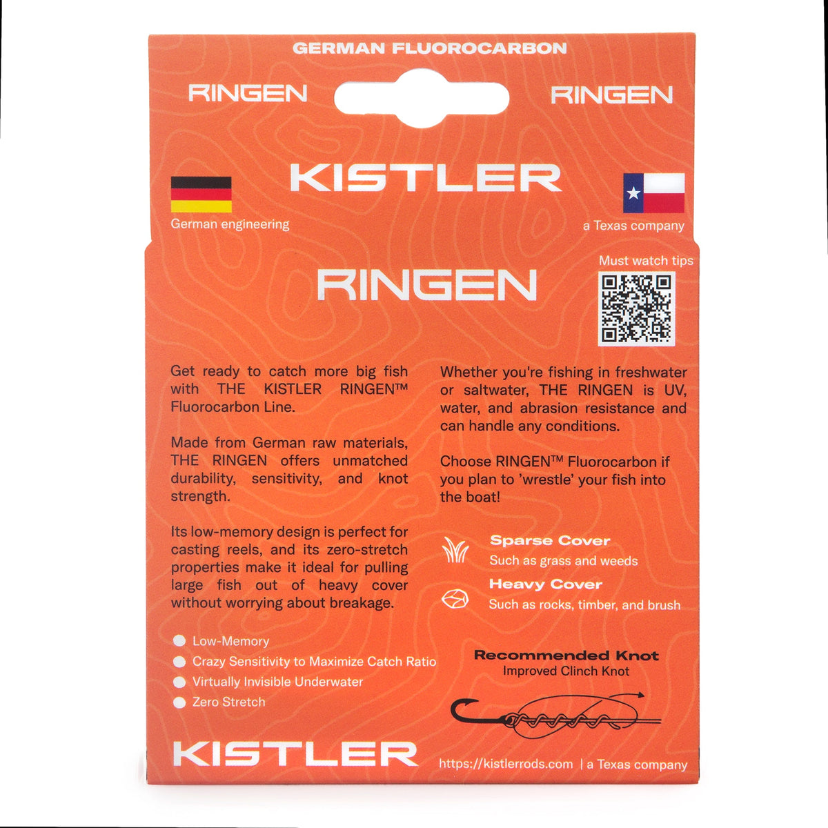 Kistler Ringen 100% Fluorocarbon Fishing Line
