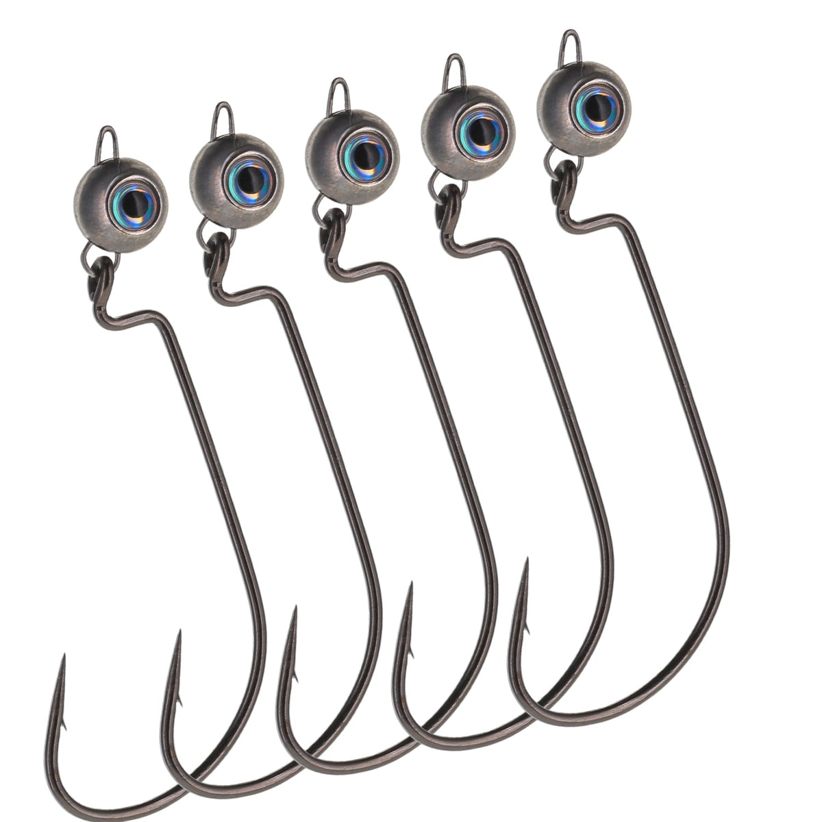 Reaction Tackle Tungsten Free Swing Jig Head 5-Pack