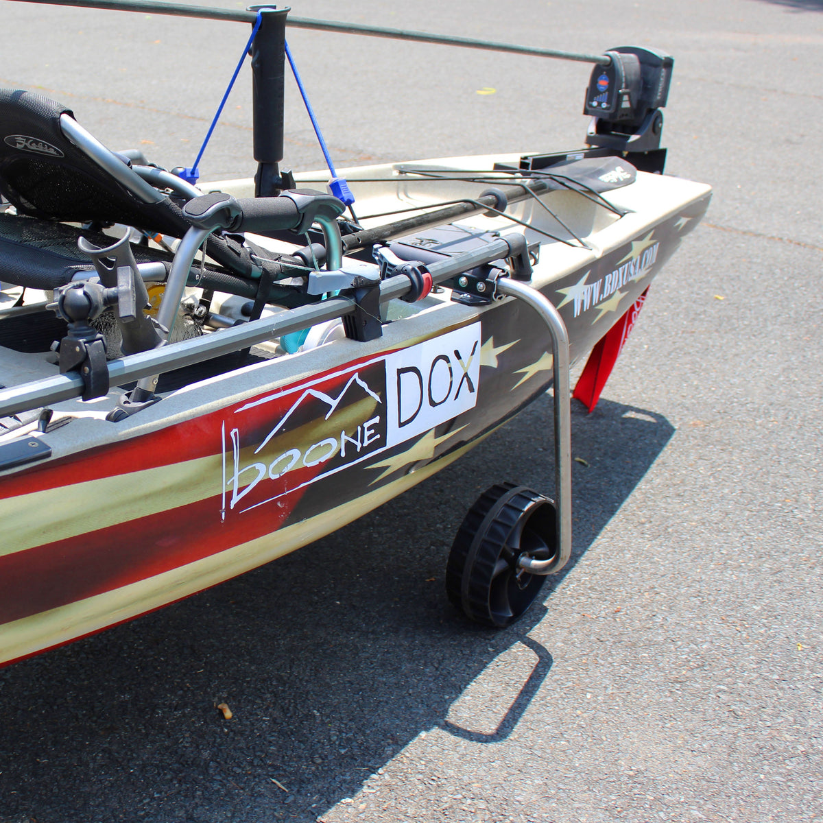 Boonedox Groovy Landing Gear Kayak Cart - Pro Angler Kit