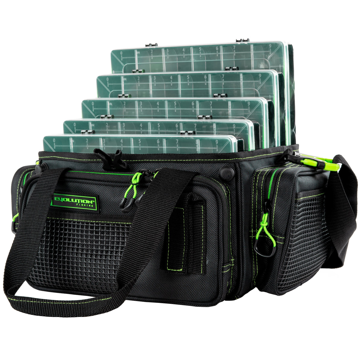 Evolution Fishing Horizontal 3700 Drift Series Topless Tackle Bag