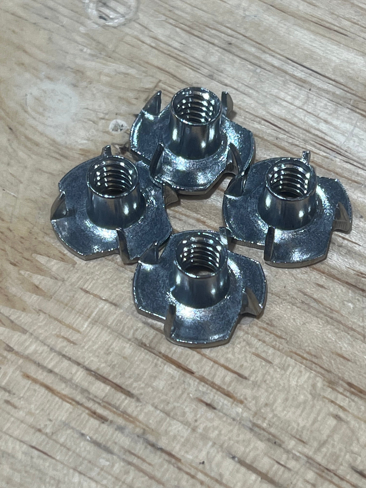One Objective 1/4-20 Replacement T-Nuts - 4 Pack