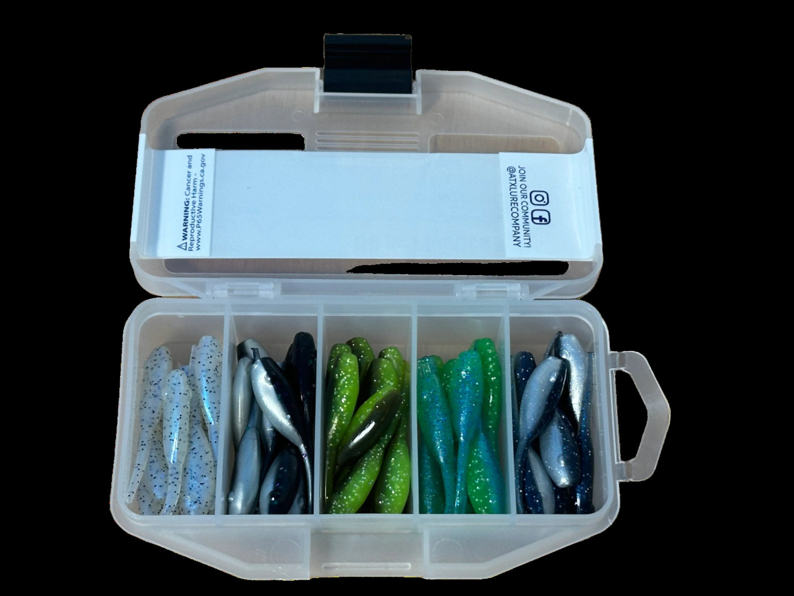 ATX Lures Mini Kit 50 pcs soft plastics