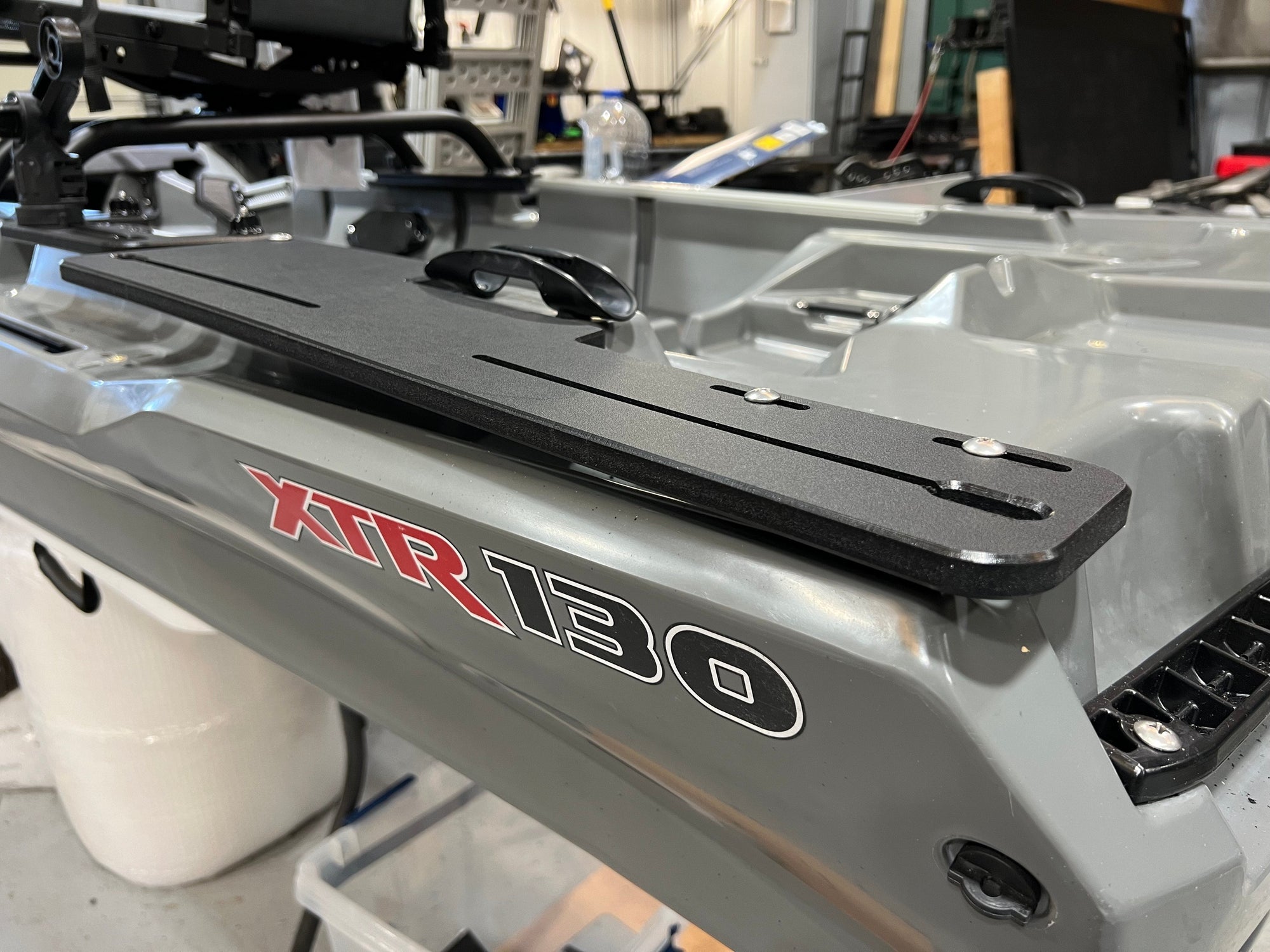kayak rigging accessory plate for XTR series