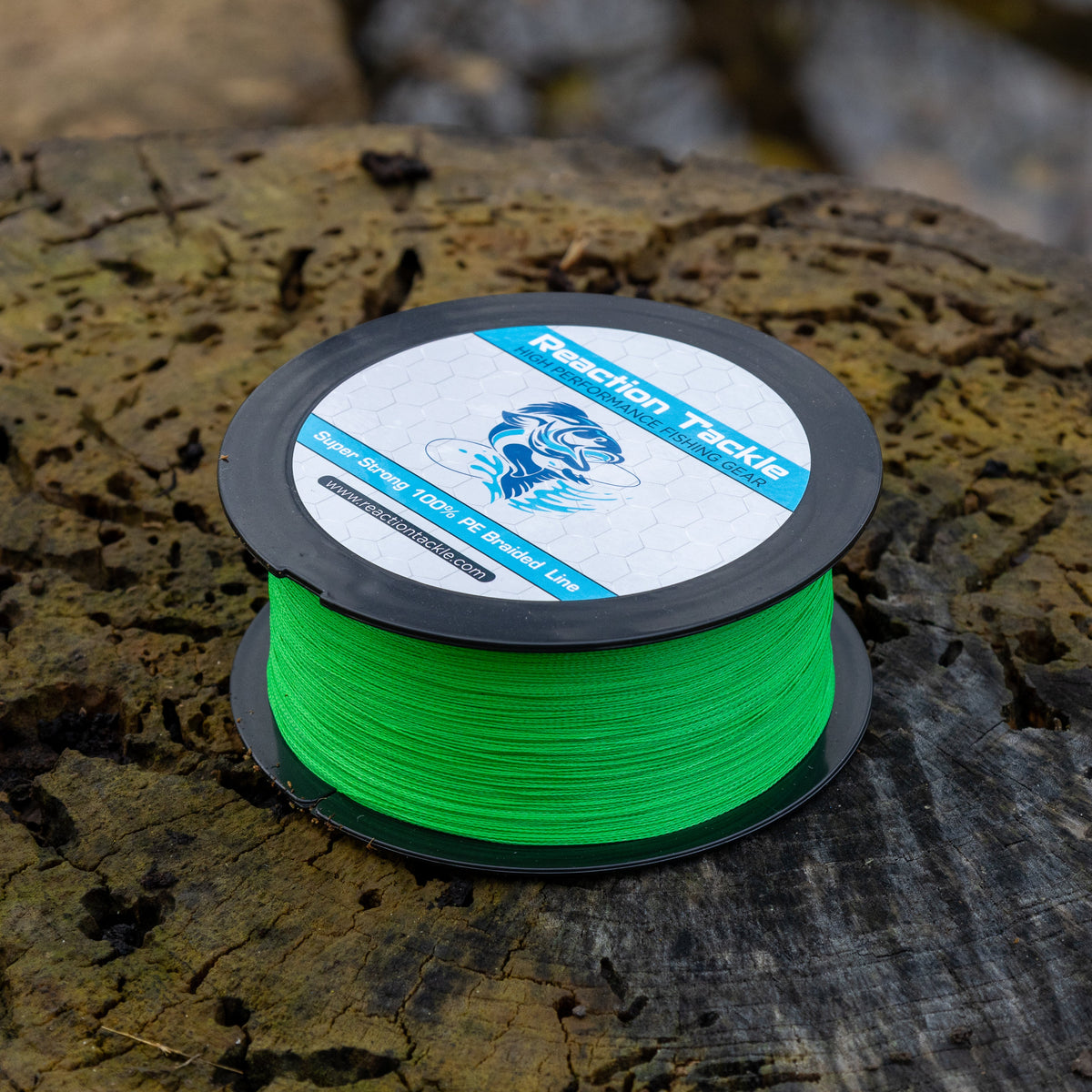 Reaction Tackle Braided Fishing Line – Hi-Vis Green