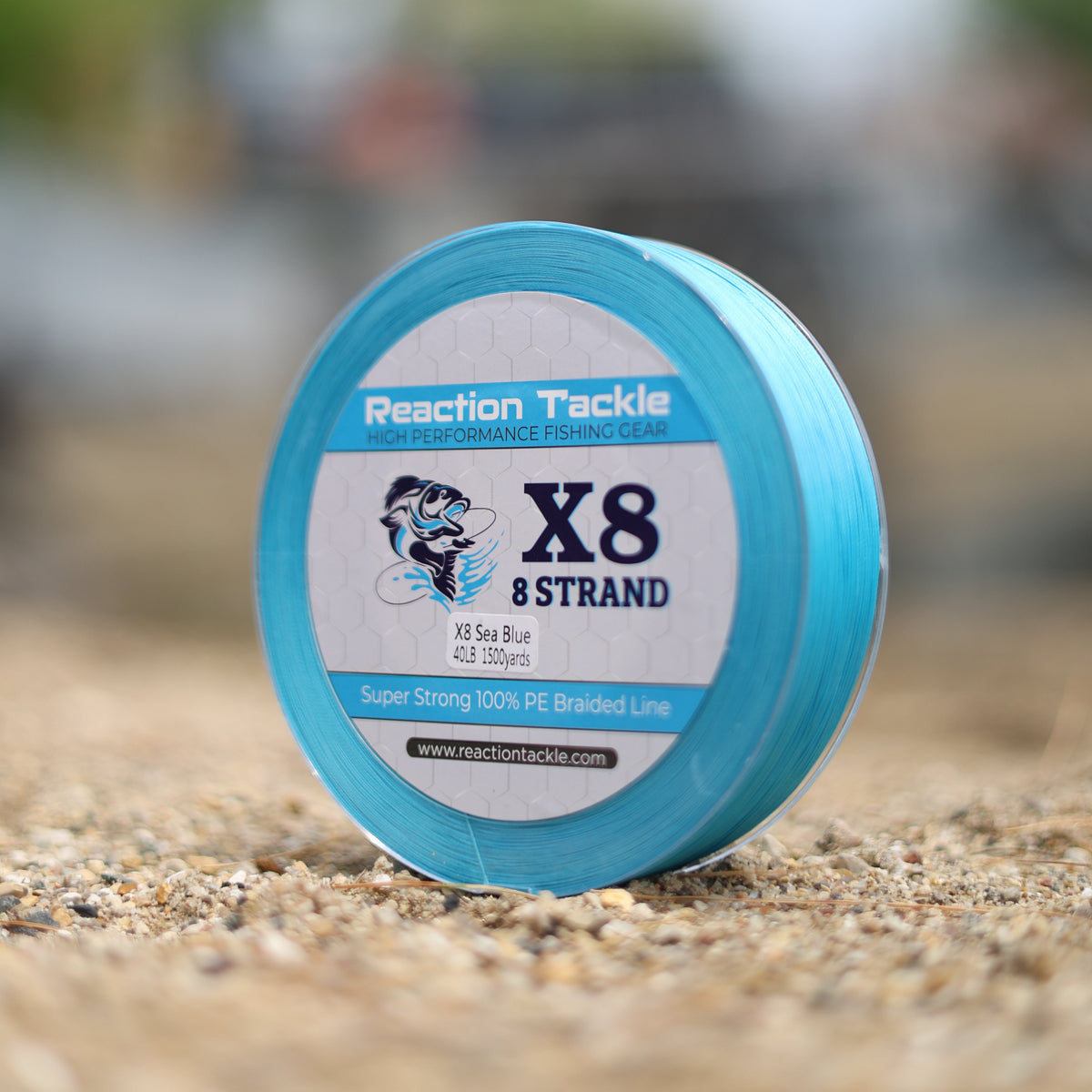 Reaction Tackle X8 Braided Fishing Line – Sea Blue