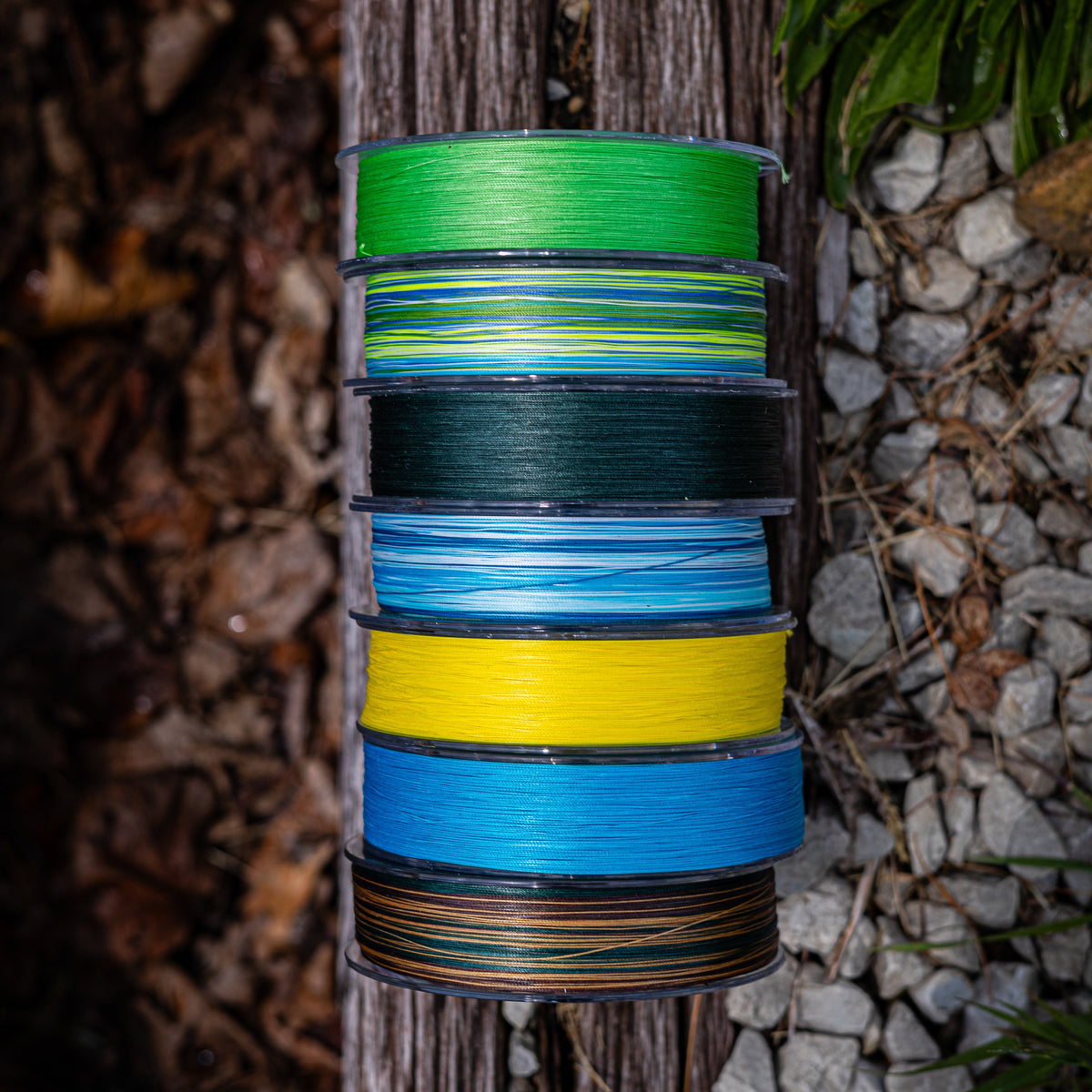 Reaction Tackle X8 Braided Fishing Line – Moss Green