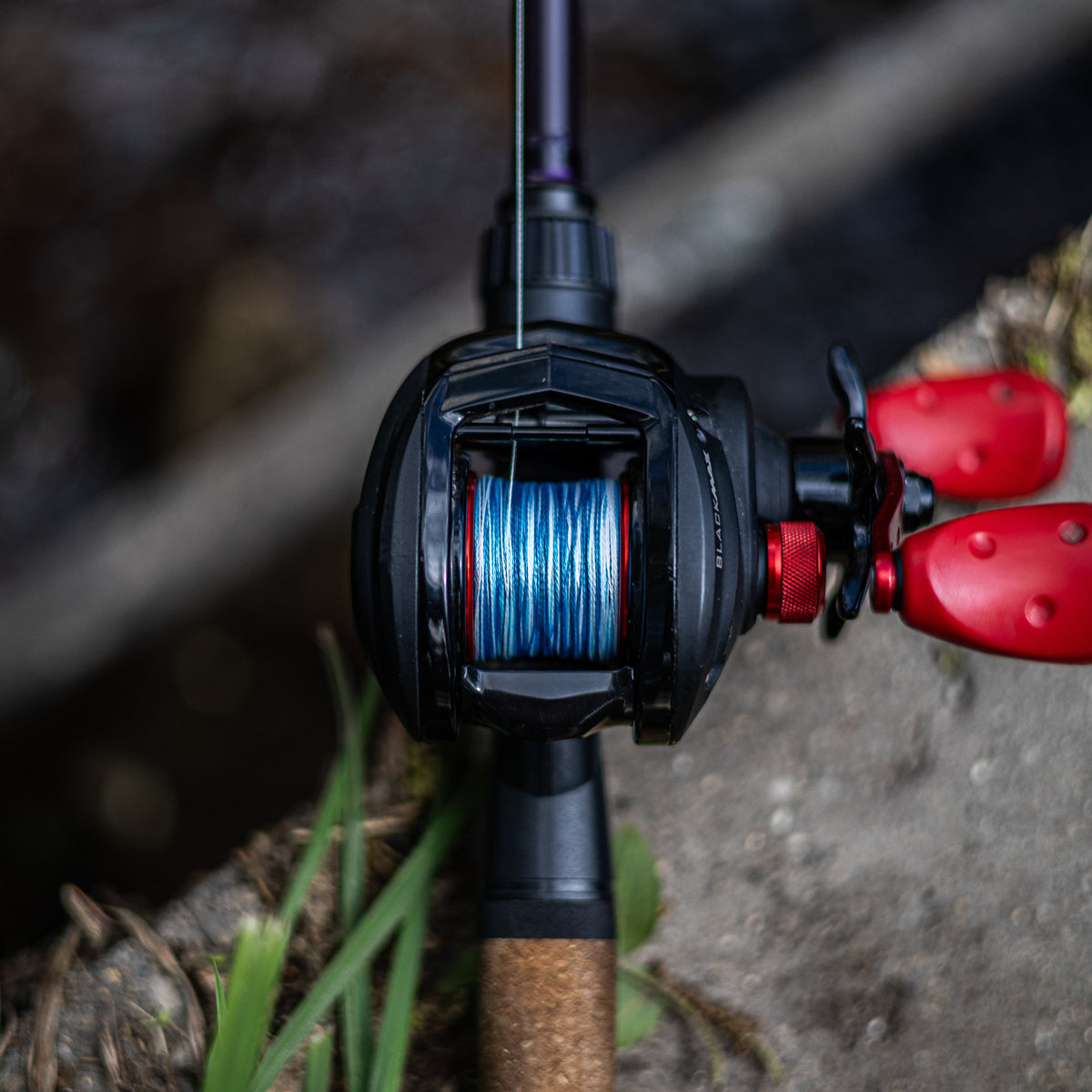 Reaction Tackle Braided Fishing Line – Blue Camo