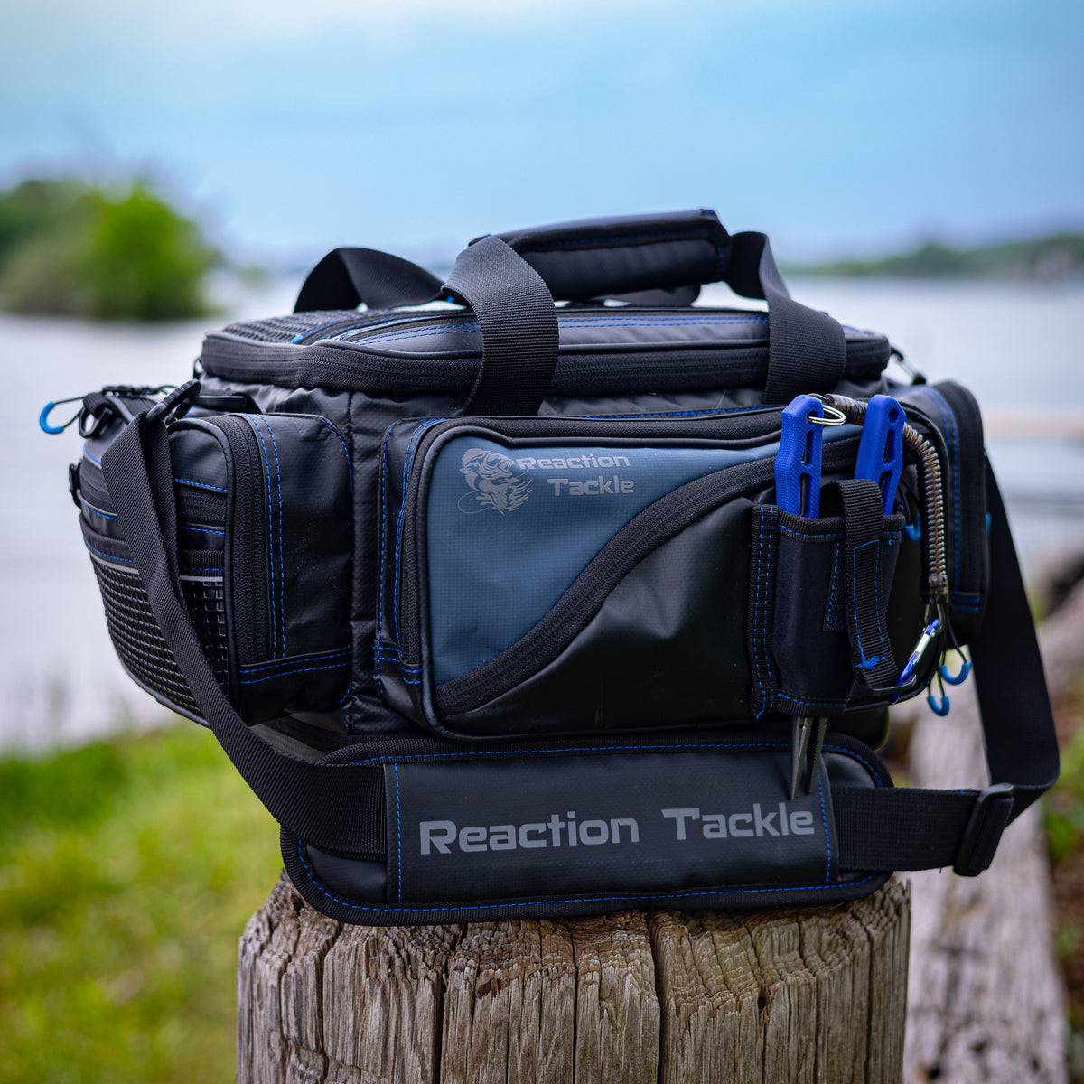 Reaction Tackle Waterproof Fishing Tackle Bags – 4 Sizes