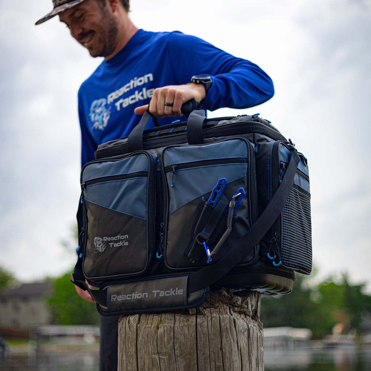 Reaction Tackle Waterproof Fishing Tackle Bags – 4 Sizes