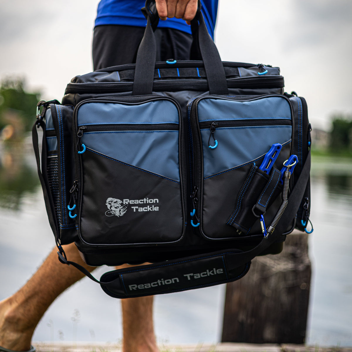Reaction Tackle Waterproof Fishing Tackle Bags – 4 Sizes