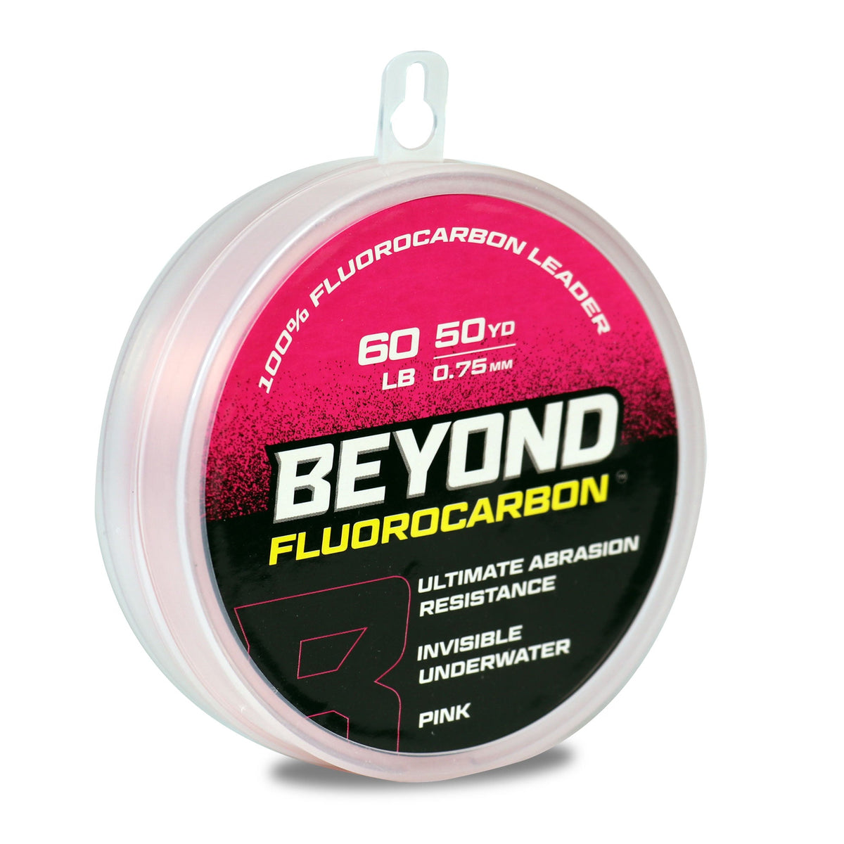 Spool of Beyond Fluorocarbon Leader material designed for invisibility underwater
