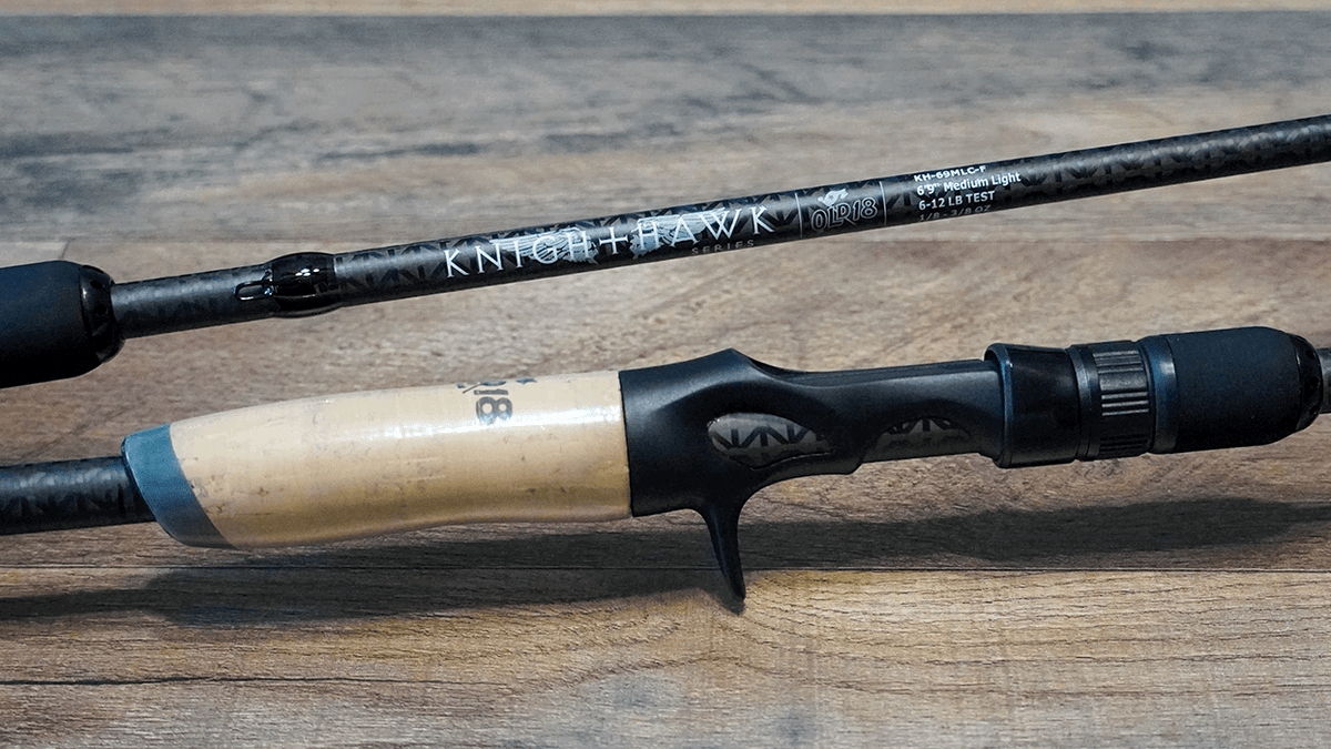 Old 18 Knighthawk 6'9" Medium Light Casting Rod Fast