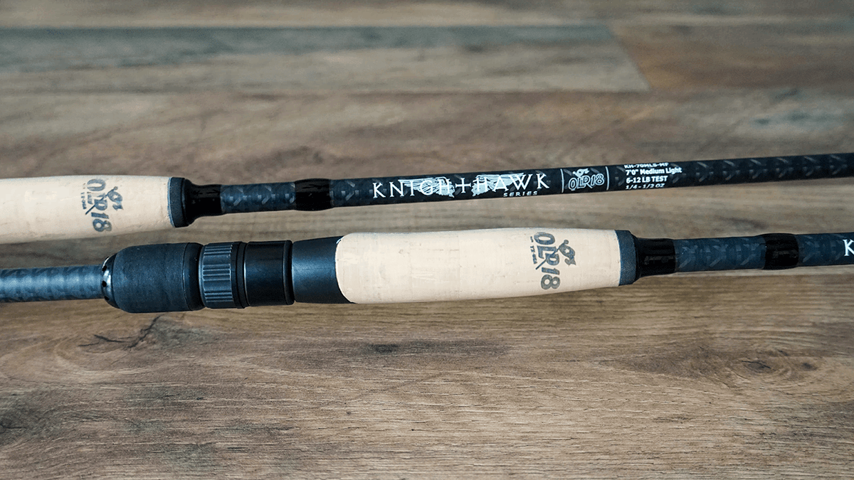 Old 18 Knighthawk 7' Medium Light Spinning Rod Mod-Fast