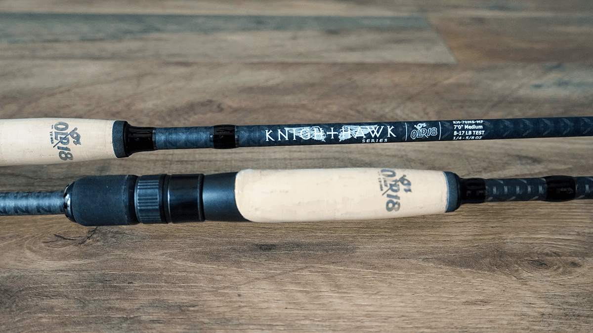 Old 18 Knighthawk 7' Medium Spinning Rod Mod-Fast