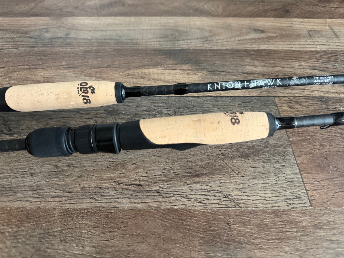 Old 18 Knighthawk 7' Ultra Light Spinning Rod Mod-Fast