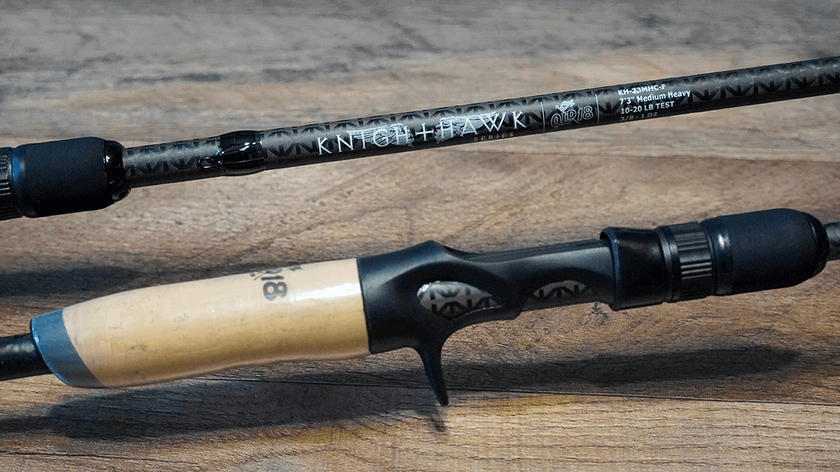 Old 18 Knighthawk 7'3" Medium Heavy Casting Rod Fast