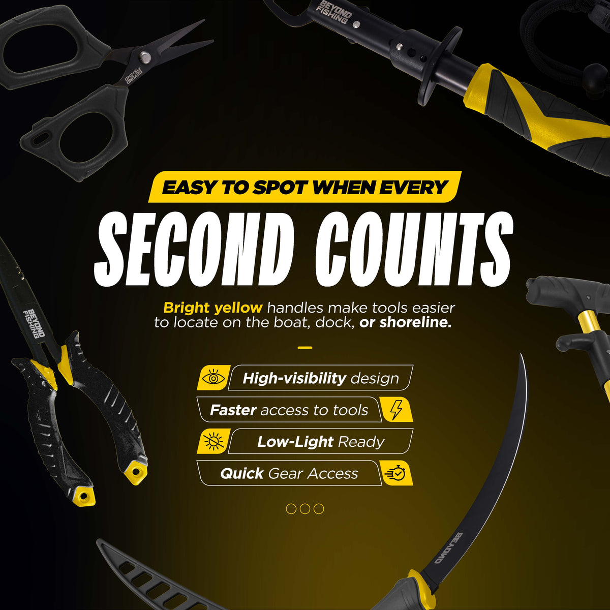 Beyond Braid 5-Piece Fishing Tool Kit