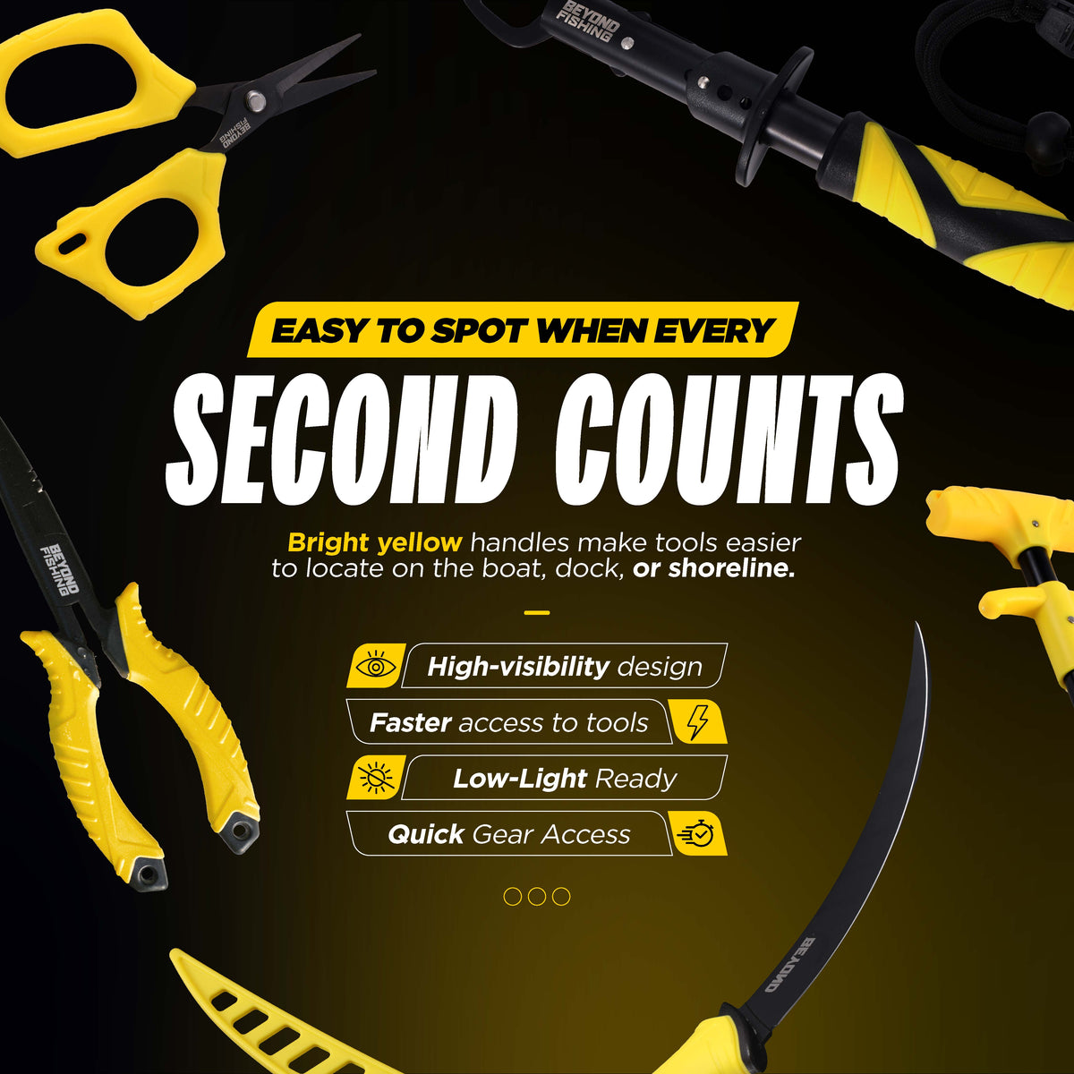 Beyond Braid 5-Piece Fishing Tool Kit