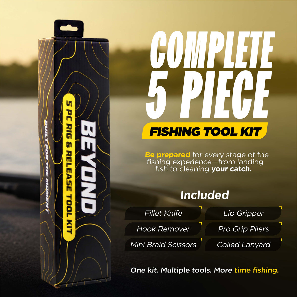 Beyond Braid 5-Piece Fishing Tool Kit