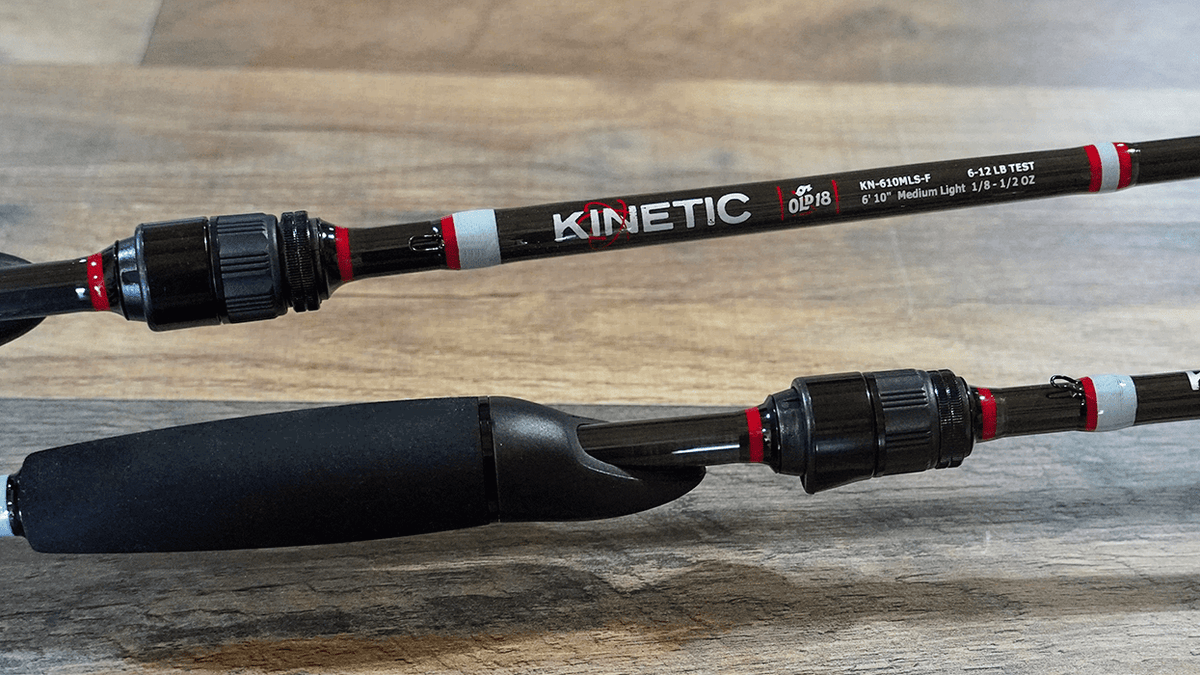 fast action spinning rod for finesse and distance
