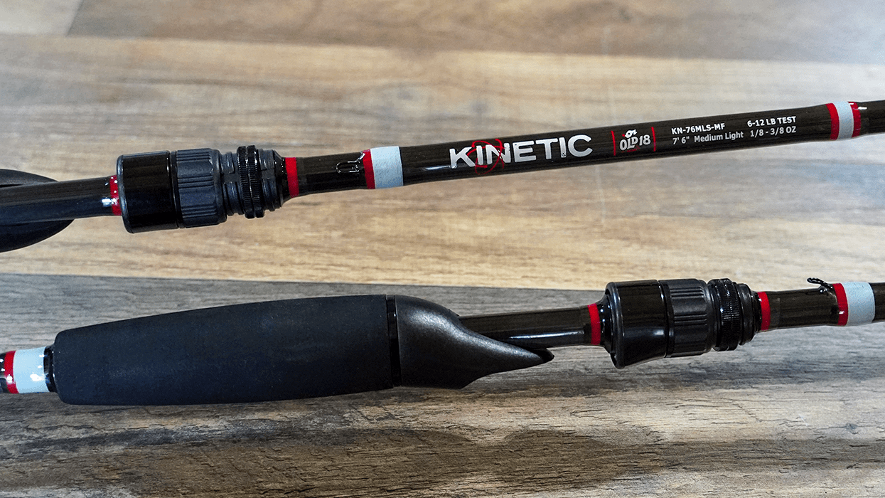 Kinetic 7’6″ Medium Light Spinning Rod